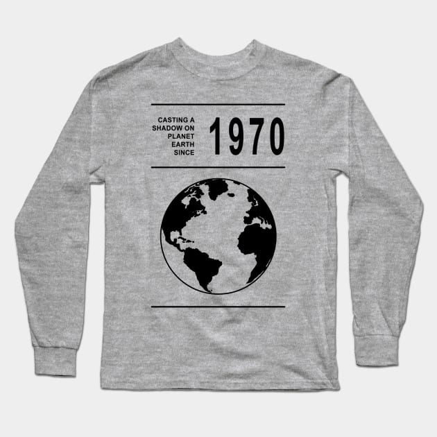 1970 birthday - born in 1970 Long Sleeve T-Shirt by Duckfieldsketchbook01